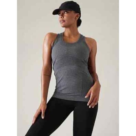 Athleta Gray Momentum Tank Sz Medium - Picture 1 of 3